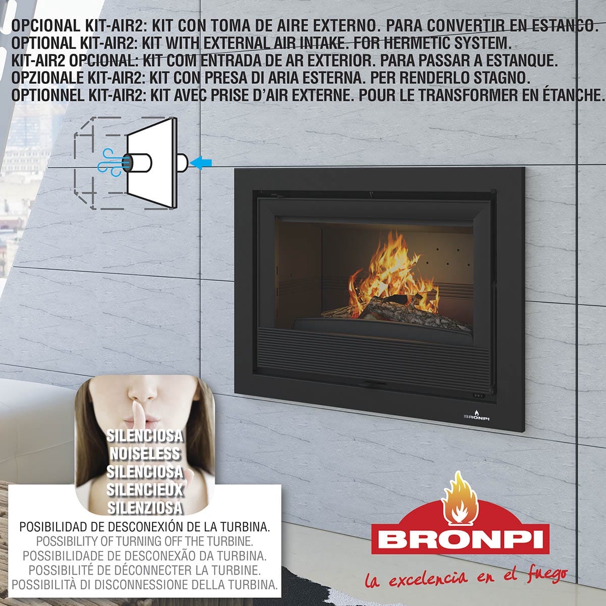 RECUPERADOR PARIS 55 VISION 9.5KW